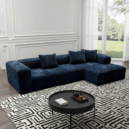 Vacuum Compression Sofa Corner Fabric Sofa Living Room Rabbit Plush Corduroy