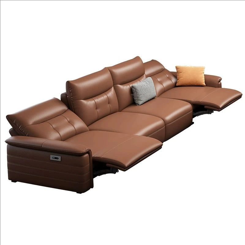 Luxury Charging  Sofas Bed U Shaped Sectional Furniture 7 Seat Modern European Fabric Living Room Sofas Set