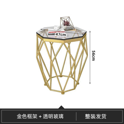 S Nordic Aesthetic Coffee Table Clear Simple Unique Designer Decoration Side Table Standing Lounge Couchtisch Salon Furniture