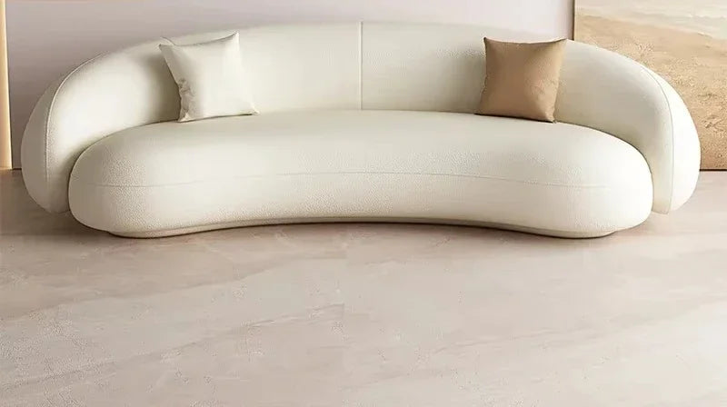 Minimalist Nordic Living Room Sofas Leather Recliner Designer Modern Sofas Luxury Lounge Balcony Cheap Divano Home Furniture