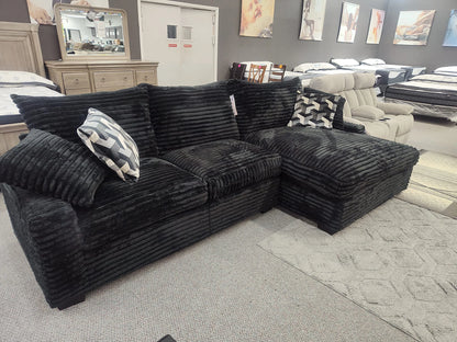Custom ATUNUS American Thick Striped Corduroy Plush Modular Sectional Sofa Couch Set Compression Fabric Living Room Sofa