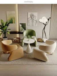 Creative Single Sofa Designer Single Chair Negotiation Table And Chairs Leisure Sofa Rest Area Hotel Sofa Chairs