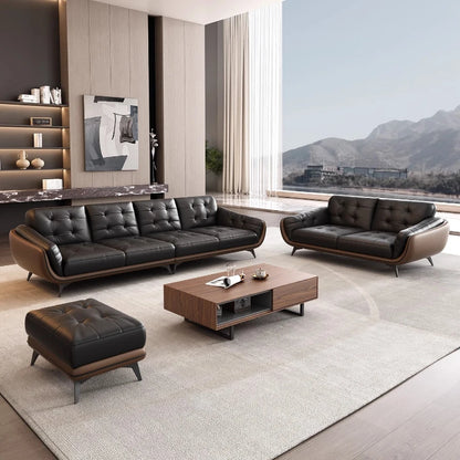 Loveseat Sofa Set Office Chair Compressed Cloud Couch Leather Sectional Sofa Bed Folding Recliner Bankstel Office Furniture