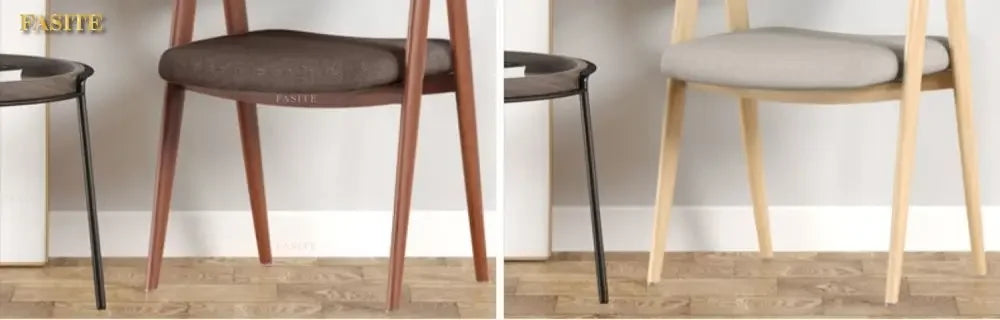 Room Dresser Dining Chairs Home Mid Century Modern Furniture Metal Skeleton Armchair Simple Makeup Armchair Kitchen Furniture
