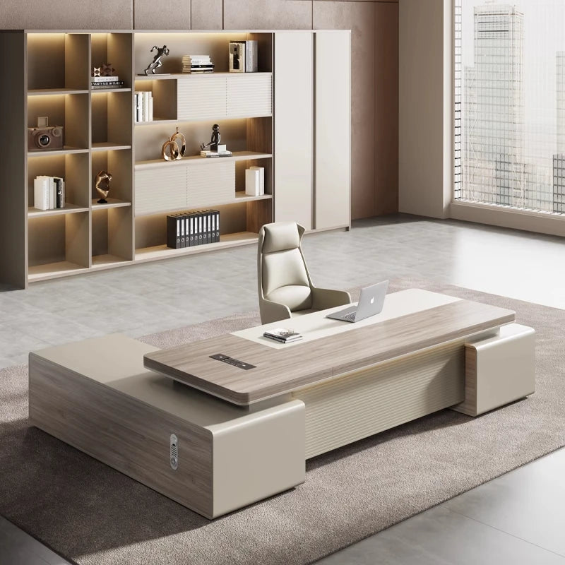 Computer Desk Modern Height Adjustable Electric Standing Workstation Memory Preset Home Office Professional Furniture Beauty