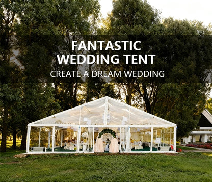 Luxury White Big Large Marquee Tipi Tents 100 150 200 300 500 People Outdoor Party Wedding Tent