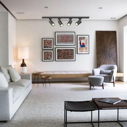 gu10 Light Fixture GU10 Track Light Set Smart Spotlights Replace Dimming Rail Lighting Kitchen Spot Light ceiling 110V Light