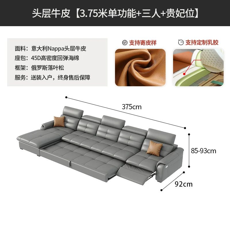 Italian Modern Sofas Minimalist Living Room Electric Lazy Sofas Relax Armchairs Apartment Articulos Para El Hogar Accessories