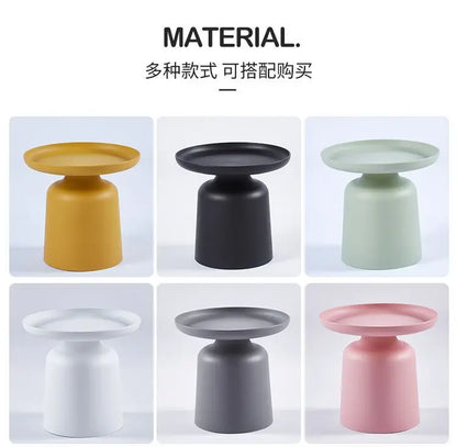 Coffee Table Nordic Living Room Sofa Side Simple Coffee Tables Round Corner Modern Home Small Tea Tables Furniture Mesa Plastic