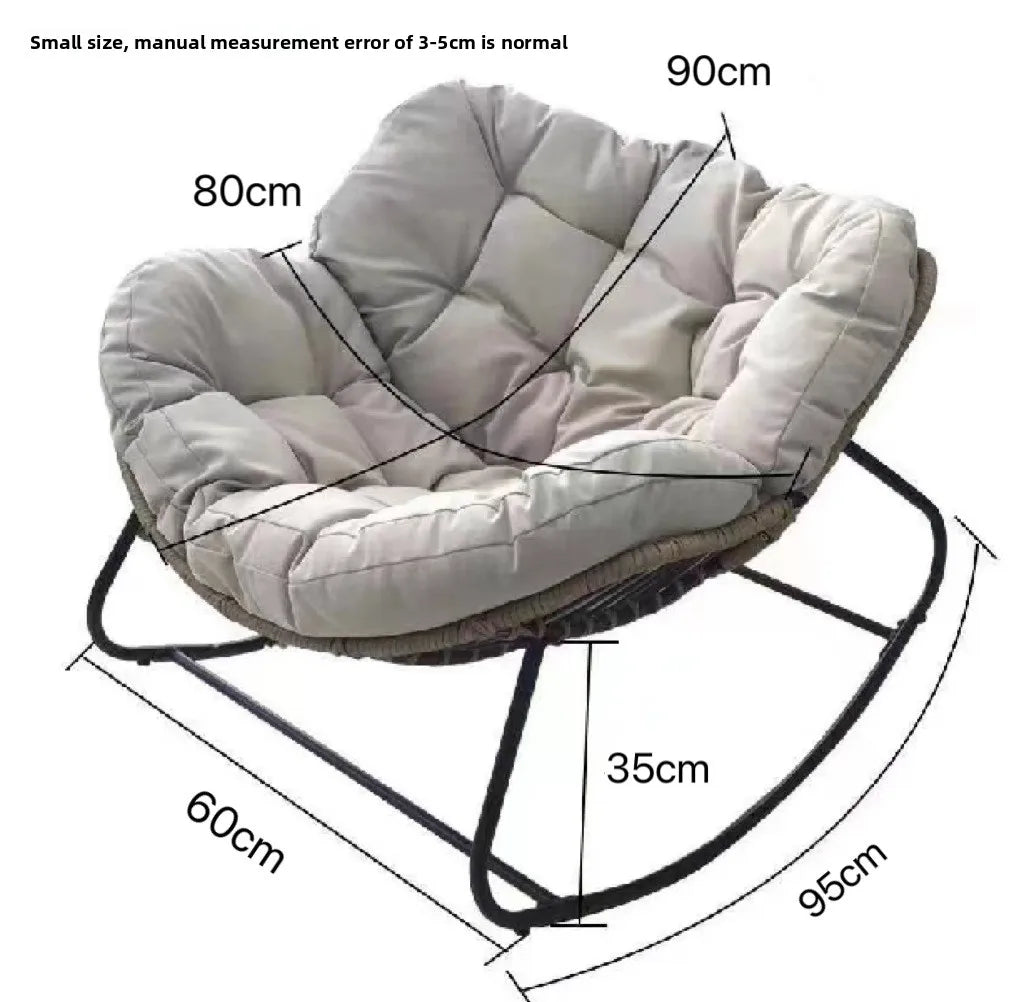 Adult Balcony Home Leisure Couch Sitting Room Single Sofa Internet Celebrity Rocking Chair