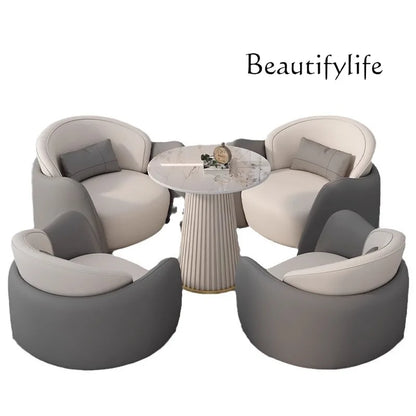 Hotel office negotiation sofa table and chair leisure reception sofa chair