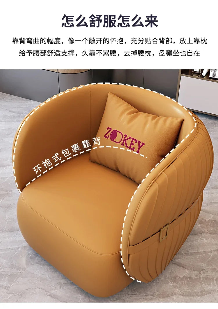 Simple Backrest Chairs for Conference Room Drawers Modern Wooden Luxury Nordic Salon Designer Lounge Back Office Furniture