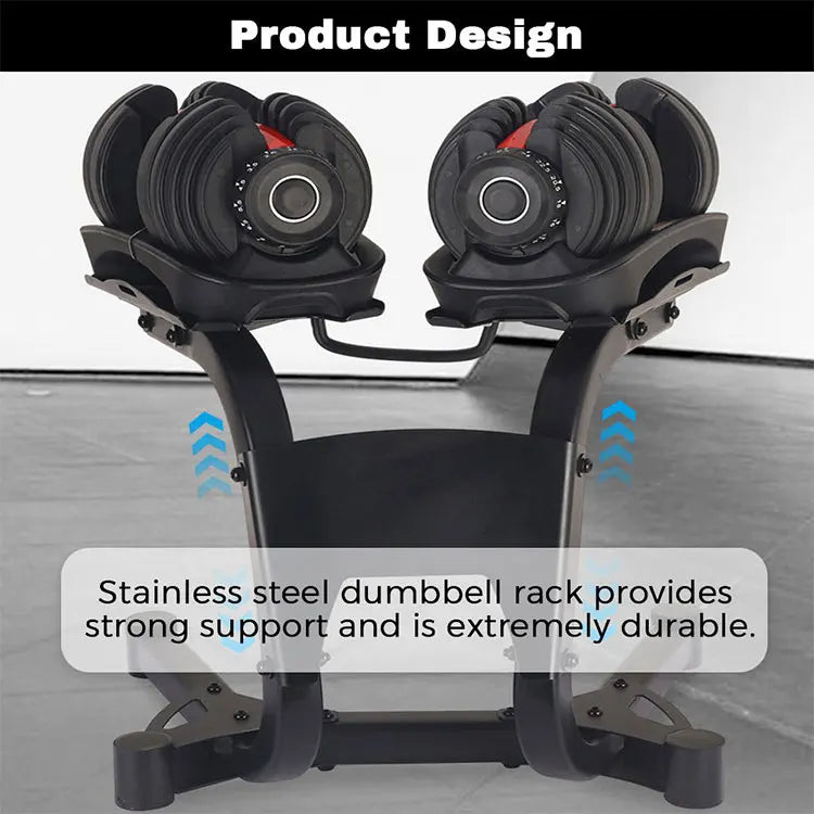 High Quality Portable and Foldable Save Space Adjustable Dumbbell Stand