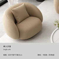 Modern Minimalist Living Room Sofa Berber Fleece Double lounge living room sofas elegant comfortable wohnzimmer sofas furnitures