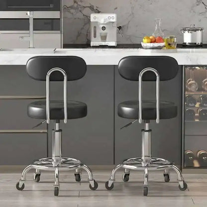 Vintage Bar Chairs Accent Modern Barber Adjustable Office Counter Bar Chairs Nordic High Taburete Silla Furniture YN50BC
