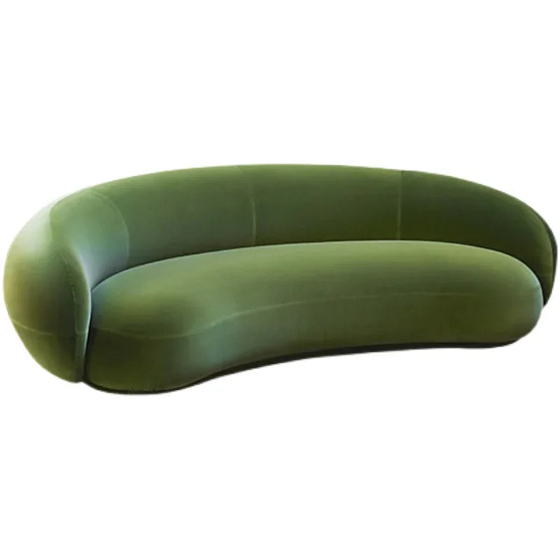 Nordic light extravagance creative personality arc sofa clothing store hotel leisure network celebrity accommodation design