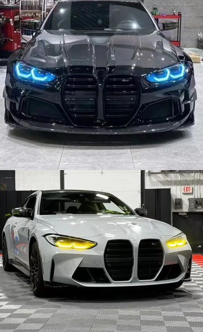 For BMW G80 G82 G22 G23 G26 Laser Headlight Upgrade Kit Left Right RGB DRL APP Control LED Module Direct Fit OEM Style 2021 2025