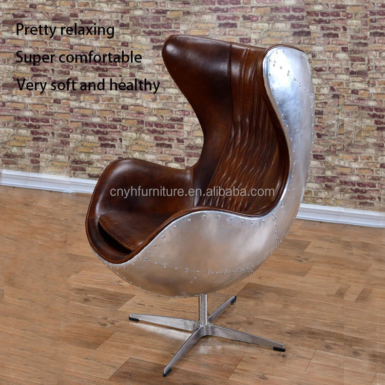 Custom Popular Living Room Home Leisure Luxury Single Seater Living Room Office Leather Chairs for Living Room Furniture