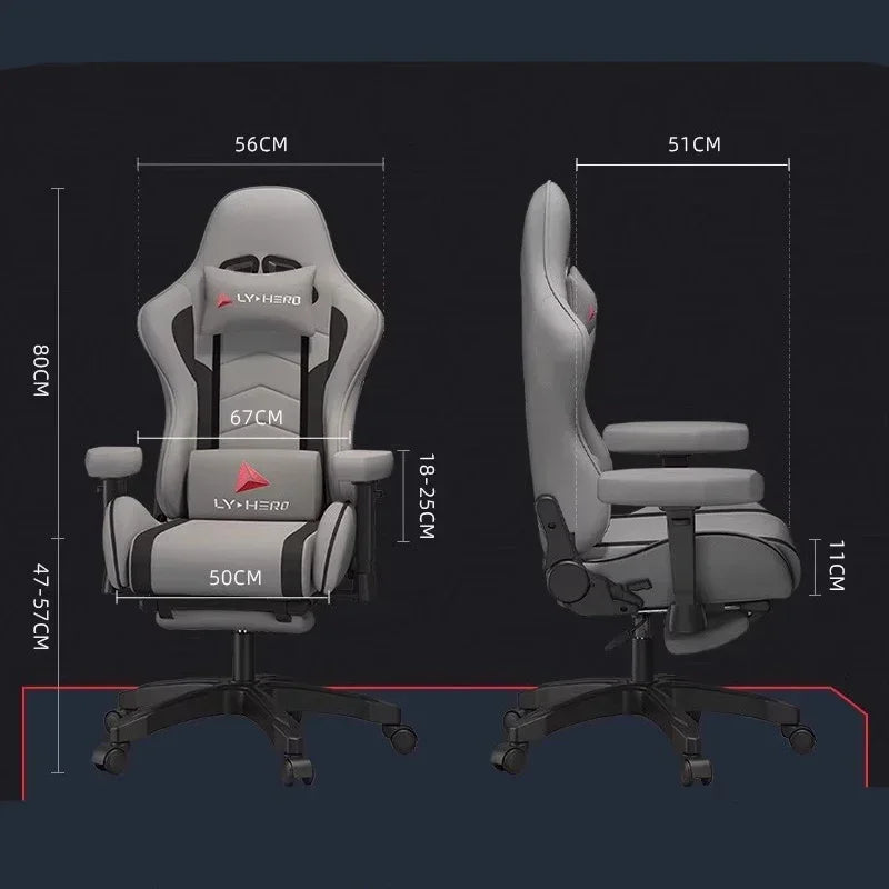 Home Esports Handrail Chair Gaming Computer Adjust Backrest Office Chairs Study Meditation Home Furniture Chaise De Bureaux FYOC