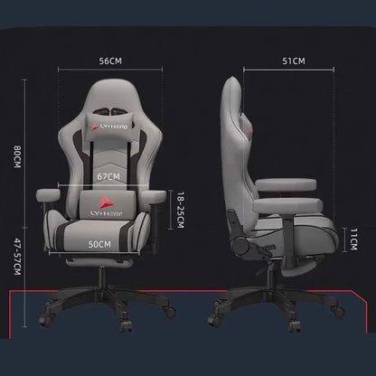 Home Esports Handrail Chair Gaming Computer Adjust Backrest Office Chairs Study Meditation Home Furniture Chaise De Bureaux FYOC