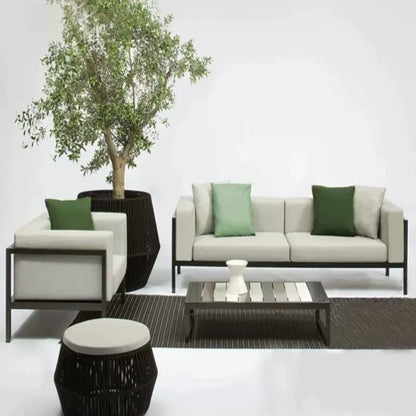 Nordic outdoor sofa, coffee table combination courtyard B & B garden living room outdoor balcony terrace