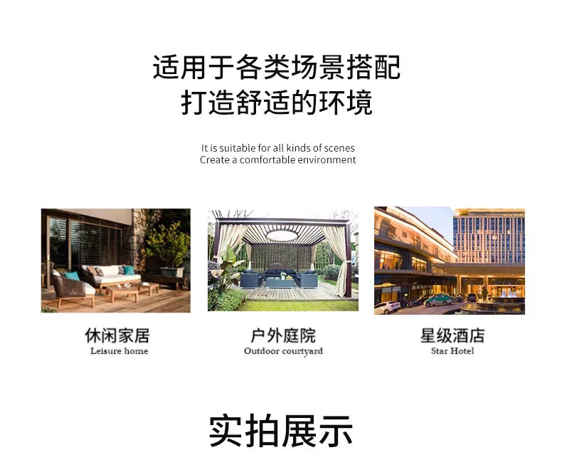 Outdoor villa courtyard rattan sofa furniture hotel bed and breakfast balcony sofa chair bed and breakfast terrace garden sofa c