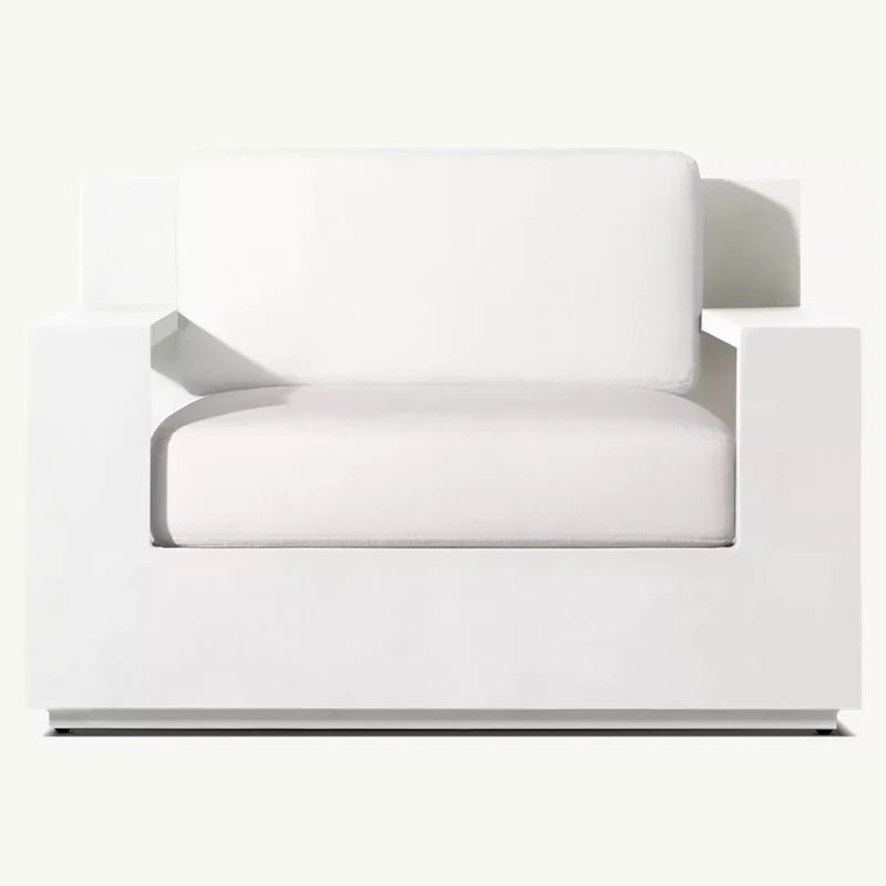 Aluminum Outdoor Sofa Set Furniture Metal Modern Furniture Patio Villa Sofa Set Sofas Luxury Outdoor Furniture