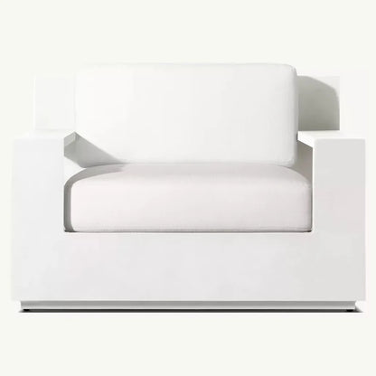 Aluminum Outdoor Sofa Set Furniture Metal Modern Furniture Patio Villa Sofa Set Sofas Luxury Outdoor Furniture