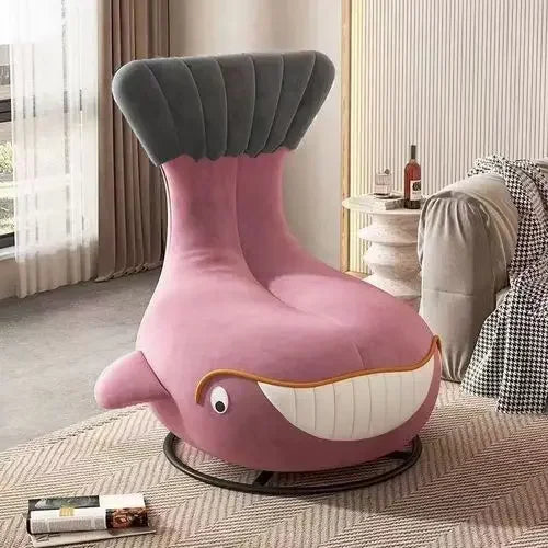 ss7304 Shark Swivel Chair Animal Leisure Small Apartment Simple Home Whale Sofa