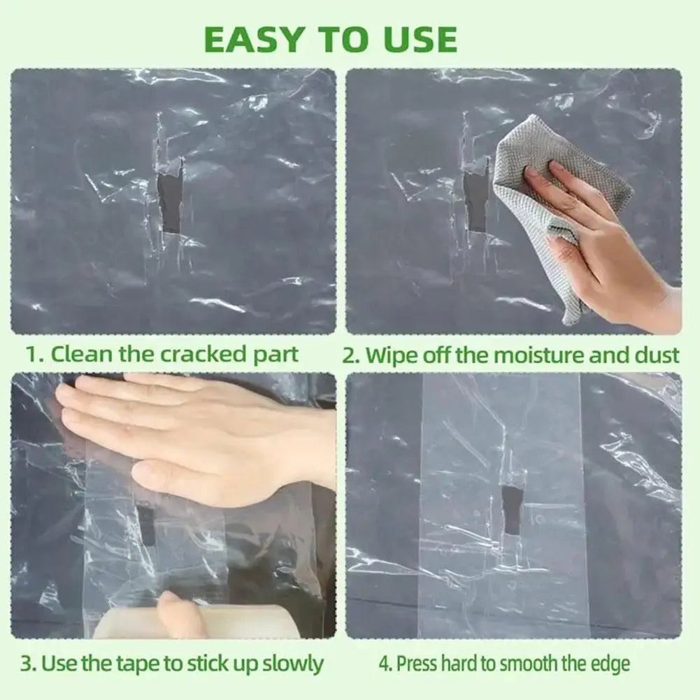 High Viscosity Greenhouse Film Repair Tape New Waterproof Rainproof Tarpaulin Repair Tape High Cold Resistance Awning Shed Tape