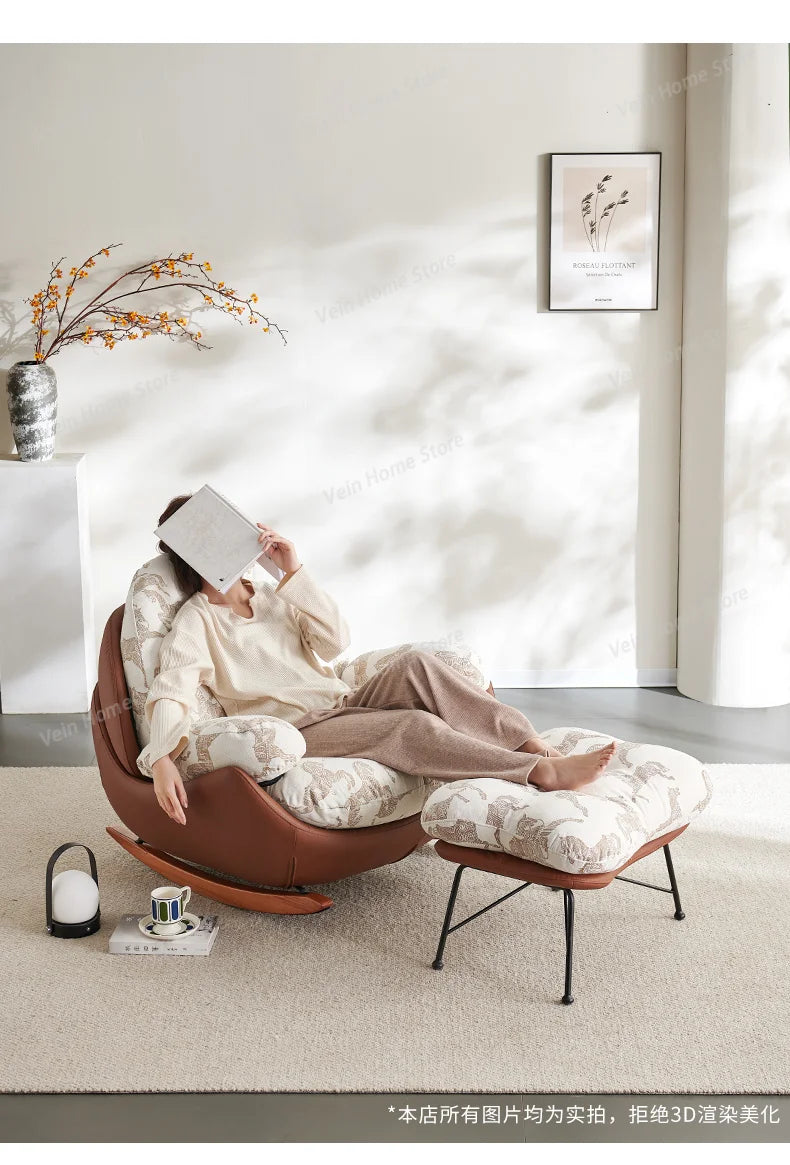 Rocking Lounge Living Room Chairs Gaming Mobile Reading Designer Chairs Luxury Bedroom Comfortable Fauteuil Salon Home Furniture