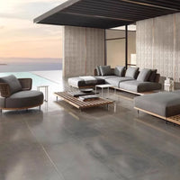 Italian Style Modern Garden Sofas Designer Simplicity Waterproof and Sunscreen Garden Sofas Luxury Outdoor Furniture Divano FYOS