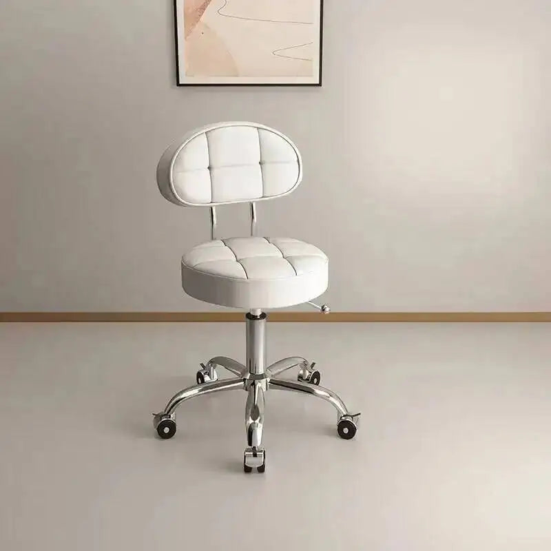 Big work stool hair cutting chair rotating lifting round stool pulley hair salon special beauty stool