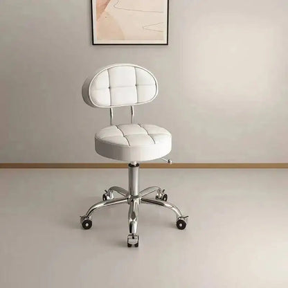 Big work stool hair cutting chair rotating lifting round stool pulley hair salon special beauty stool