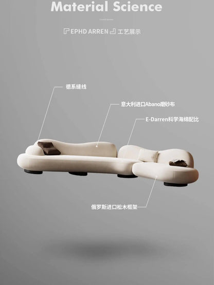 Minimalist Fantasy Living Room Sofas Relax Lazy Sleeper love Living Room Sofas Originally Curved Divano Letto Furniture For Home