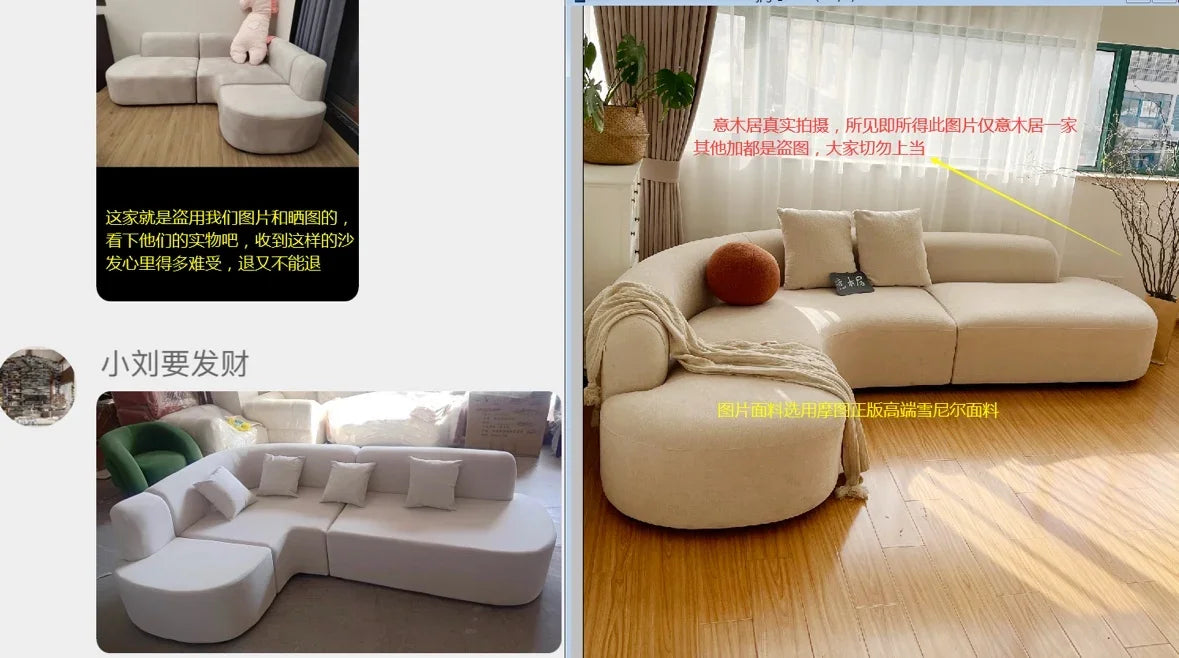 NNFrench Wind Circular Arc Corner Multi-person Size Apartment Waterproof And Erasable