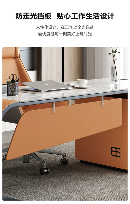 Manager Storage Executive Office Desk Modern Cheap Adjustable Study Computer Desk Drawers Modern Bureau Tafel Work Station Table