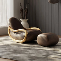 Relaxing Lounges Accent Chair Lazy Household Rocking Living Room Sofa Relax Armchairs Break Celebrity Creamy Balcony Furniture