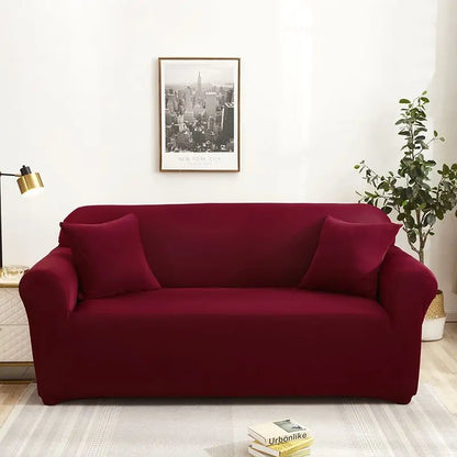 New All-season L-shape Non-slip Elastic Sofa Cover With Patterns, 360 Degree Coverage 1/2/3/4 Seat Sofa Cushion for Living Room