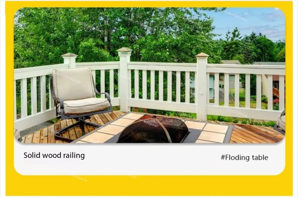 Balcony Railing Hanging Table Folding Lifting  Computer  Household Small Bar Desk Dining  Outdoor Guardrail