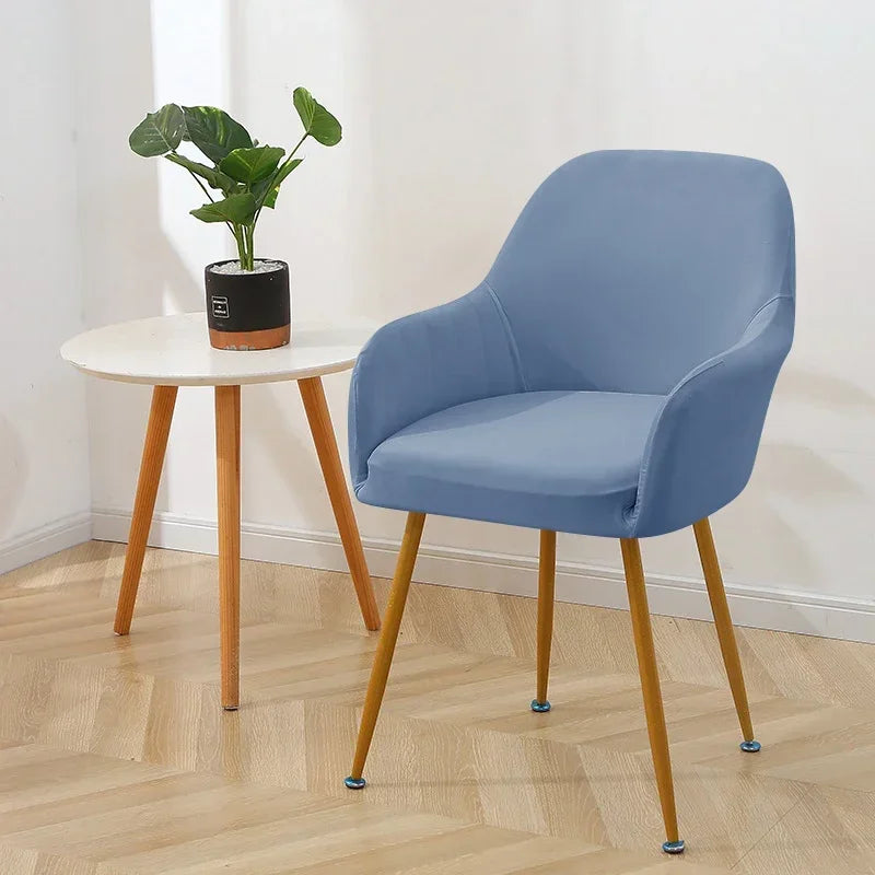 1/2pcs Elastic High Arm Chair Cover Water Repellent Short Back Seat Cover Stretch Dining Chair Slipcover Kitchen Hotel Wedding