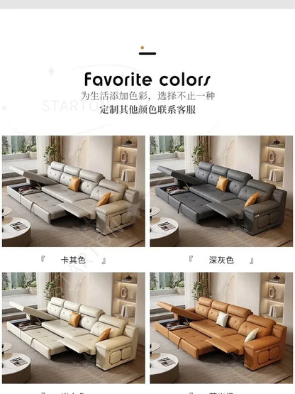 Recliner Luxury Divano Adhd Home Furniture Water Proof Living Room Sofa Armrest Electric Lounges Bedroom Living Room Sofas