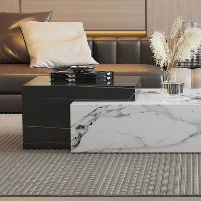 Frame Aesthetic Coffee Table Clear Design Modern Luxury Coffee Table Magazine Bedroom Mesa Centro Salon Furniture Accessories