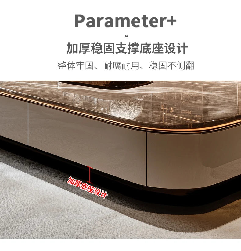 Classic Italian Coffee Tables Brown High Quality Designer Living Room Coffee Tables Modern Luxury Mesa De Centro Furniture Home