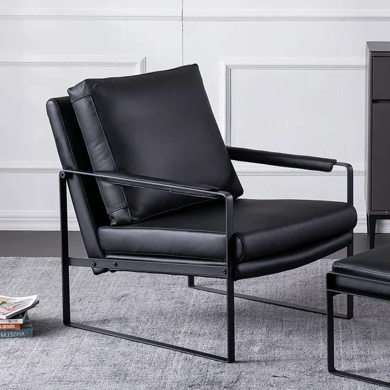 Modern Simple Armrest Chairs Living Room Support Single Comfy Puffs Chair Lazy Hotel Italian Woonkamer Stoelen Bedroom Furniture