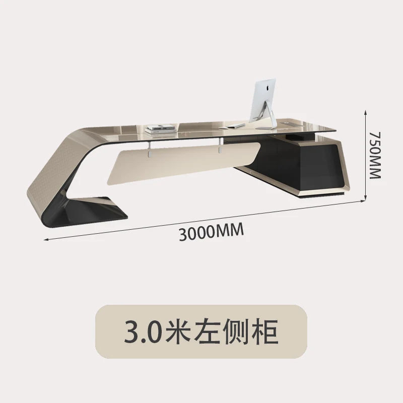 Big Wooden Executive Office Desk White Storage Standing Cheap Executive Office Desk Luxury Corner Mesa De Escritorio Mesa Office