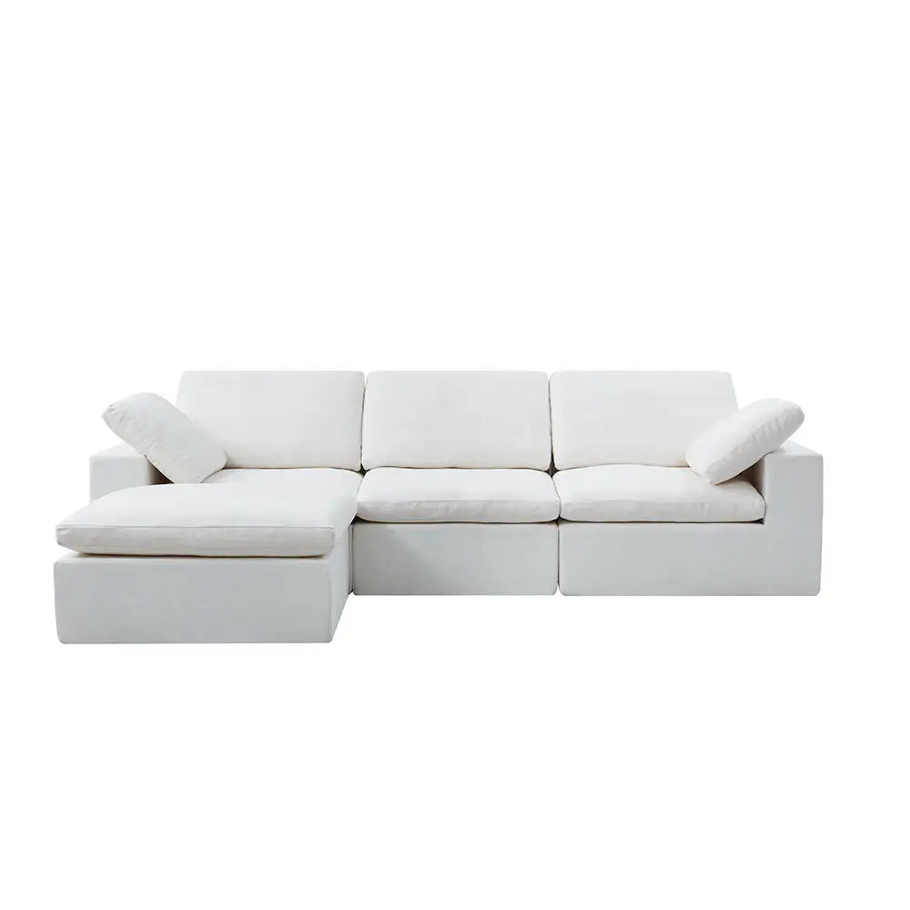 High-End Designer Sectional Sofa Hand-Woven Casual Special-Shaped for Internet Celebrity Personalized Living Sponge Filling