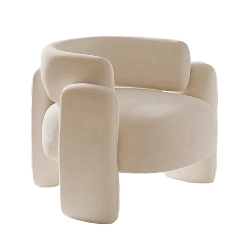 Modern Luxury Designer Leisure Furniture Fabric Lounge Chair for Dining Living Room for Home Bedroom Apartment for Hotels Villas