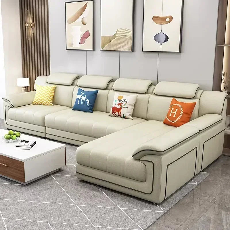 Wood Beige European Sofas Filler Armrest Design Nordic Recliner Lazy Sofas Salon Luxury Modern Divano 2 Posti Unique Furniture