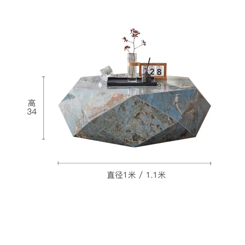 Modern Nordic Marble Table Bedroom Luxury Aesthetic White Coffee Table Simple Vintage Articulos Para El Hogar Room Furniture